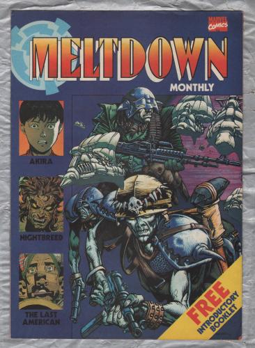 `MELTDOWN - Introductory Booklet` - World Comics-a valid concept? - 1991 - Published by Marvel Comics
