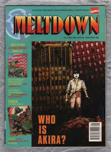 No.2 - `MELTDOWN - Who Is Akira?` - Written/Illustrated by Arthur Suydam - No.2 September 1991 - Published by Marvel Comics