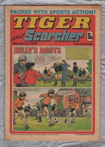 Tiger and Scorcher - 29th March 1975 - `Billy`s Boots` - IPC Magazines Ltd