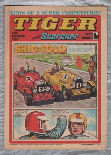 Tiger and Scorcher - 20th December 1975 - `Skid Solo` - IPC Magazines Ltd