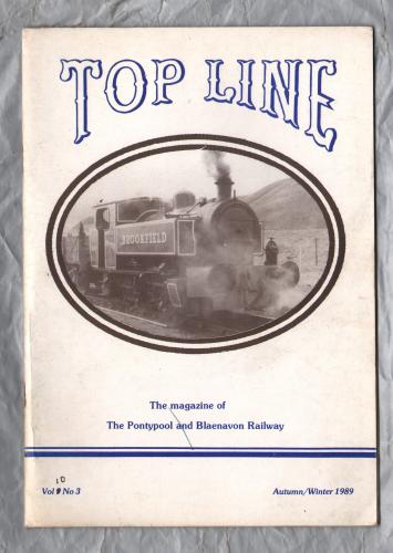 TOP LINE - Vol.10 No.3 - Autumn/Winter 1989 - `G.W.Stations in the 1980`s` - Magazine of the Pontypool and Blaenavon Railway