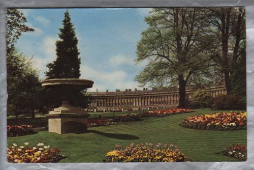 `Royal Crescent and Gardens, Bath` - Postally Used - Bath 8th September 1964 Somerset - Producer Unknown