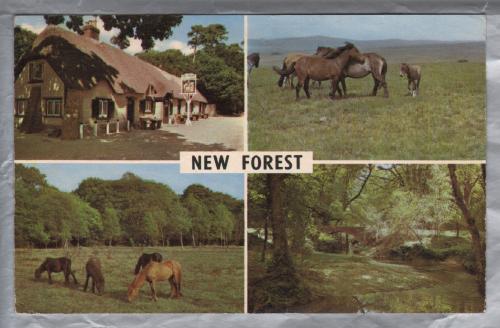 `New Forest` - Hampshire - Postally Used - Bournemouth-Poole 5th April 1965 Postmark with Bournemouth Slogan - Unknown Producer