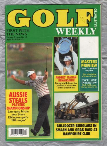 Golf Weekly - Vol.3 No.13 - April 5-10 1991 - `Aussie Steals Players Championship` - New York Times Publication