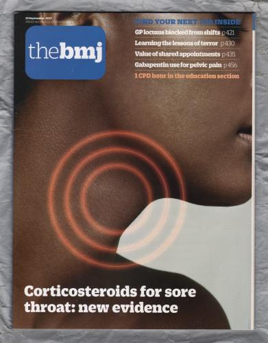 The British Medical Journal - No.8122 - 23rd September 2017 - `Gabapentin Use For Pelvic Pain` - Published by the BMJ Publishing Group