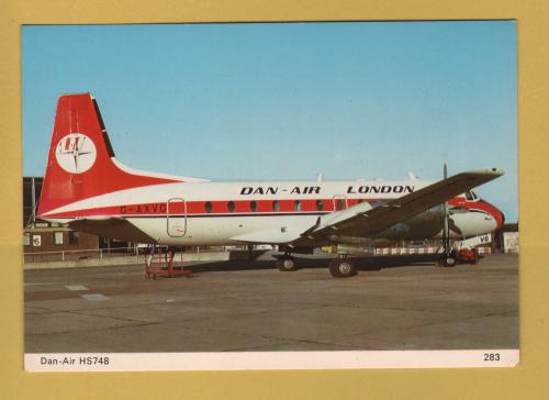 `Dan-Air HS748` - Postally Unused - Charles Skilton Postcard