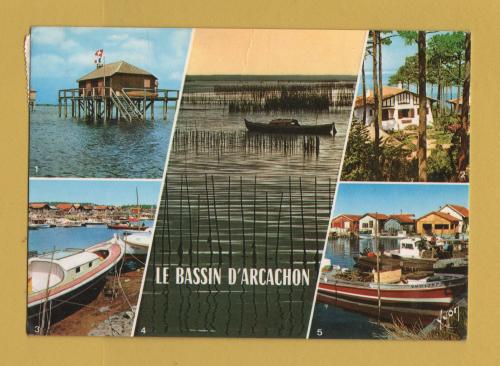 `Le Bassin D`Arcachon` - Postally Used - 33 Lege Cap Ferret Ppal 27th July 1981 Gironde - Postmark - Editions d`art Yvon Paris Postcard.