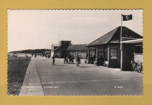`The Promenade, Stokes Bay` - Postally Unused - K3459 Valentine`s Postcard