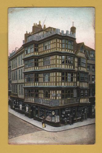 `Old Dutch House, Bristol` - Postally Used but Stamp Removed - 1906 Postmark - B.B London Postcard