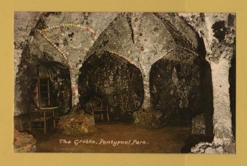 `The Grotto, Pontypool Park` - Postally Unused - A Frith Postcard