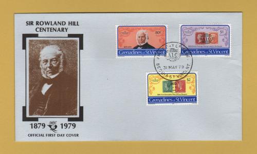 The Grenadines of St Vincent - FDC - 31st May 1979 - `Sir Roland Hill Centenary` Issue - Unaddressed First Day Cover