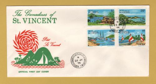 The Grenadines of St Vincent - FDC - 24th July 1975 - `Petit St Vincent` Issue - Unaddressed First Day Cover
