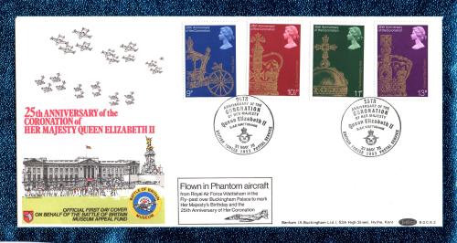 Benham - FDC - 31st May 1978 - `25th Anniversary of the Coronation of Her Majesty Queen Elizabeth ll - Official Cover` - BOCS 3 - First Day Cover