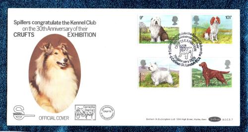 Benham - FDC - 7th February 1979 - `Kennel Club 30th Anniversary of their Crufts Exhibition - Official Cover` - BOCS 7 - First Day Cover