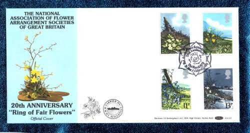 Benham - FDC - 21st March 1979 - `20th Anniversary "Ring of Flowers" - Official Cover` - BOCS 8 - First Day Cover