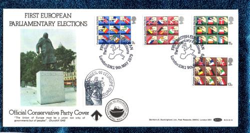 Benham - FDC - 9th May 1979 - `First European Parliamentary Elections - Conservative Party - Official Cover` - BOCS 10 - First Day Cover