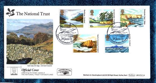 Benham - FDC - 24th June 1981 - `The National Trust - Official Cover` - BOCS (2)4 - First Day Cover