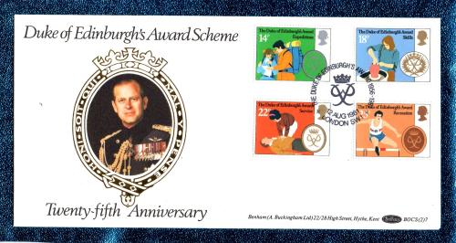 Benham - FDC - 12th August 1981 - `Duke of Edinburgh`s Award Scheme - Twenty-Fifth Anniversary` Cover - BOCS (2)7 - First Day Cover