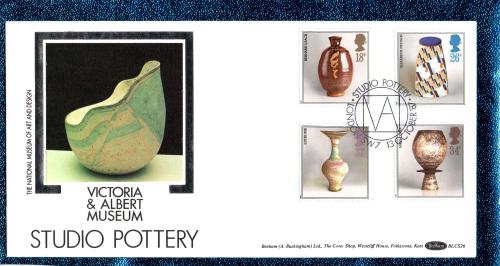 Benham - FDC - 13th October 1987 - `Victoria & Albert Museum - Studio Pottery` Cover - BLCS 26 - First Day Cover