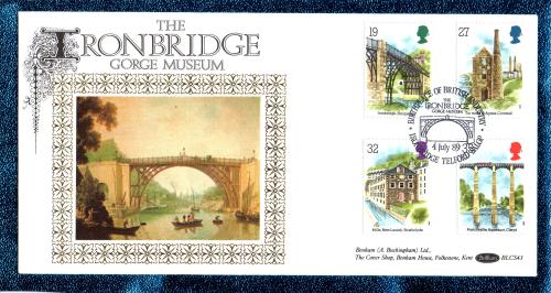 Benham - FDC - 4th July 1989 - `The Ironbridge Gorge Museum` Cover - BLCS 43 - First Day Cover