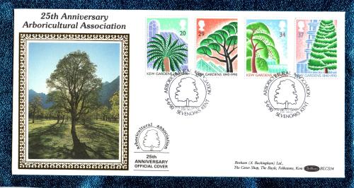 Benham - FDC - 5th June 1990 - `25th Anniversary Arboricultural Association - Official Cover` - BLCS 54 - First Day Cover