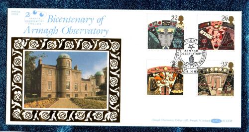Benham - FDC - 16th October 1990 - `Bicentenary of Armagh Observatory` Cover - BLCS 58 - First Day Cover