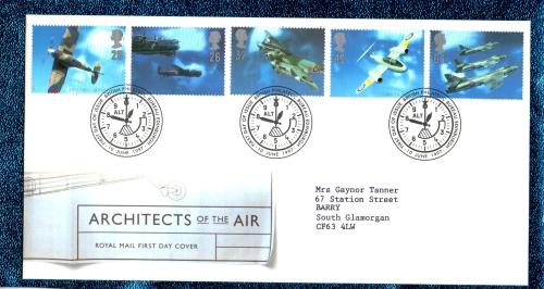 Royal Mail - FDC - 10th June 1997 - `Architects of the Air` Cover - Addressed First Day Cover