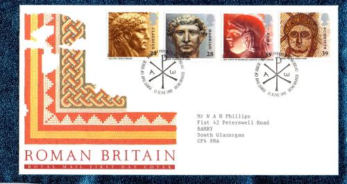 Royal Mail - FDC - 15th June 1993 - `Roman Britain` Cover - Addressed First Day Cover