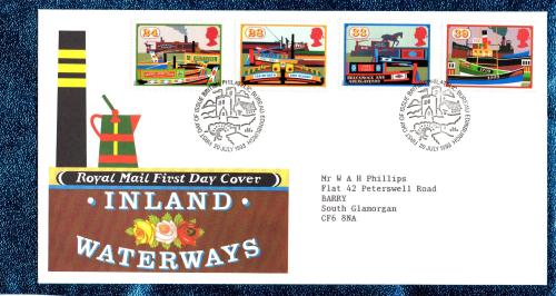 Royal Mail - FDC - 20th July 1993 - `Inland Waterways` Cover - Addressed First Day Cover