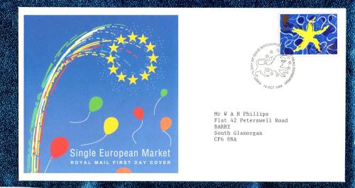 Royal Mail - FDC - 13th October 1992 - `Single European Market` Cover - Addressed First Day Cover