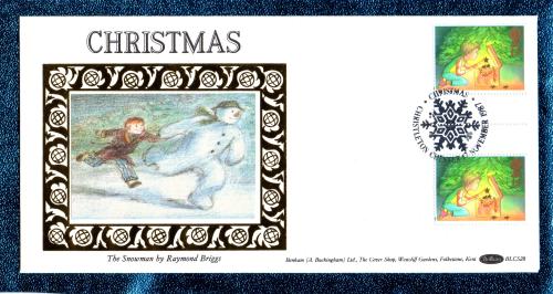 Benham - FDC - 17th November 1987 - `The Snowman by Raymond Briggs - Christmas` Cover - BLCS 28 - First Day Cover