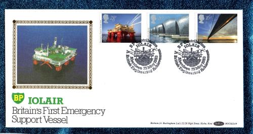 Benham - FDC - 25th May 1983 - `BP Iolair - Britain`s First Emergency Support Vessel` Cover - BOCS (2)19 - First Day Cover