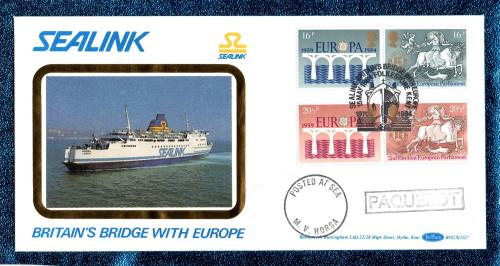 Benham - FDC - 15th May 1984 - `Sealink - Britain`s Bridge With Europe` Cover - BOCS (2)27 - First Day Cover