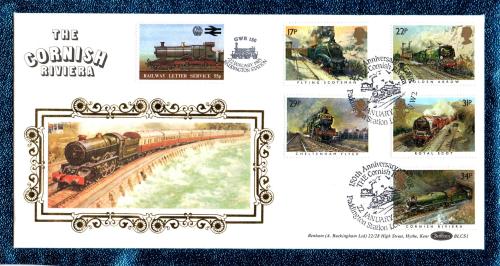 Benham - FDC - 22nd January 1985 - `The Cornish Riviera` Cover - BLCS 1 - First Day Cover