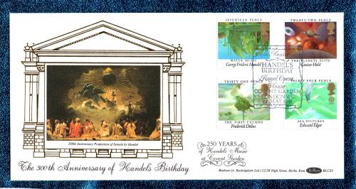 Benham - FDC - 14th May 1985 - `The 300th Anniversary of Handel`s Birthday` Cover - BLCS 3 - First Day Cover