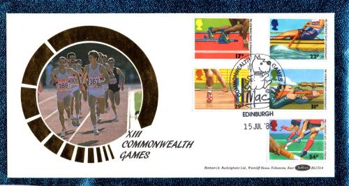Benham - FDC - 15th July 1986 - `XIII Commonwealth Games` Cover - BLCS 14 - First Day Cover