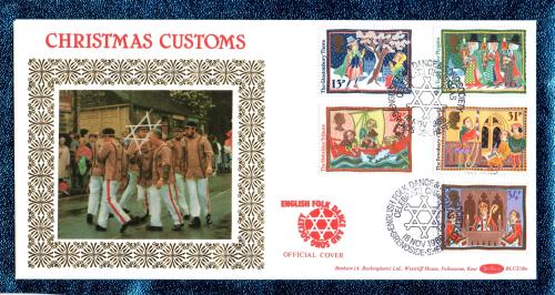 Benham - FDC - 18th November 1986 - `Christmas Customs - Official Cover` - BLCS 18a - First Day Cover