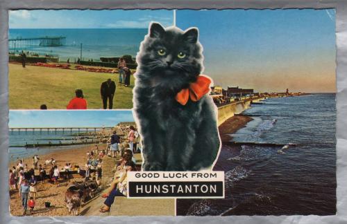 `Good Luck From Hunstanton` - Postally Unused - Does have writing to rear - Constance Postcard