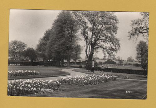 `Victory Park, Addlestone` - Postally Used - Woking 24th August 1964 Surrey Postmark - Lilywhite Ltd. Postcard