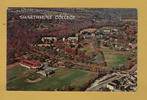 `Swarthmore College` - Postally Unused - Wyco Products Postcard