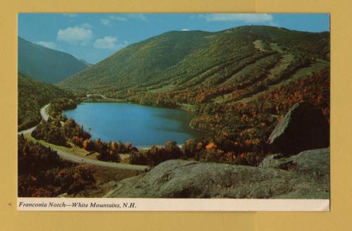 `Franconia Notch - White Mountains, N.H.` - Postally Unused - Bromley & Company, Inc Postcard