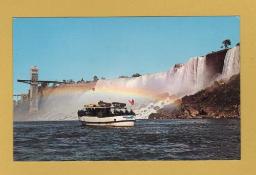 `The Maid Of The Mist - Niagara Falls` - Postally Unused - Plastichrome Postcard