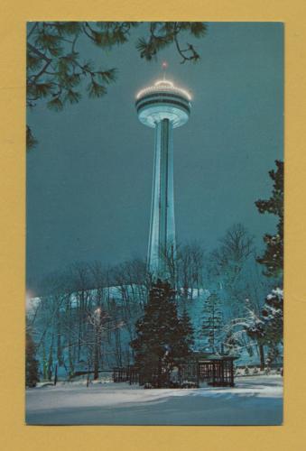 `Niagara International Centre Skylon` - Postally Unused - Plastichrome Postcard