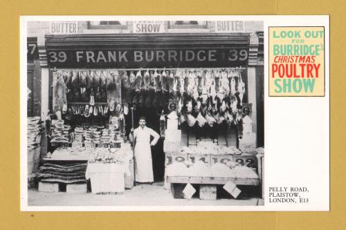 `Look Out For Burridge Christmas Poultry Show.` - Postally Unused - Dalkeith Freecard No. F1 Postcard.