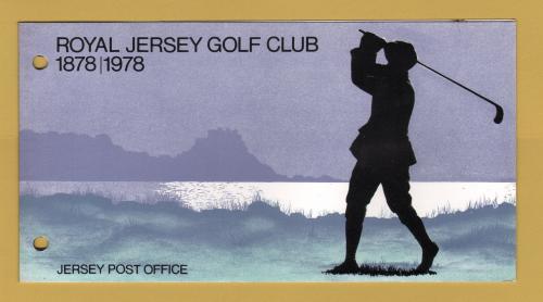 Jersey Post - 1978 - Royal Jersey Golf Club - 4 Stamp Presentation Pack - Designed by Jennifer Toombs