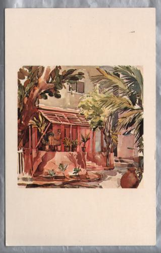 `View of Gallery from Beach Bar` - St Maarten - Postally Unused - McGrew Color Graphics Postcard