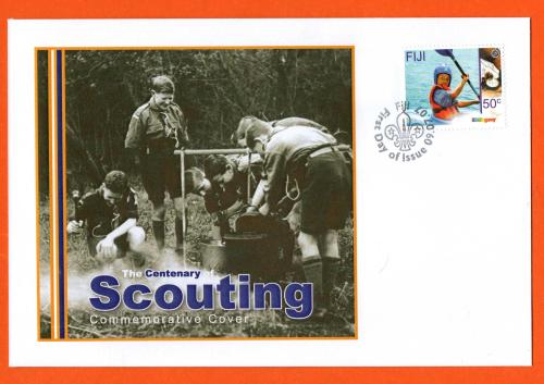 Fiji - FDC - 7th September 2007 Fiji Postmark - `Centenary of Scouting in Fiji` Issue - Single 50c Stamp First Day Cover