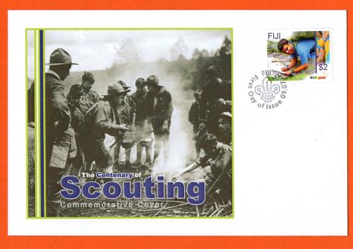 Fiji - FDC - 7th September 2007 Fiji Postmark - `Centenary of Scouting in Fiji` Issue - Single $2 Stamp First Day Cover