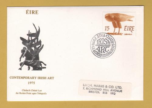 Eire - FDC - 28th July 1975 - `Contemporary Irish Art` Cover - First Day Cover
