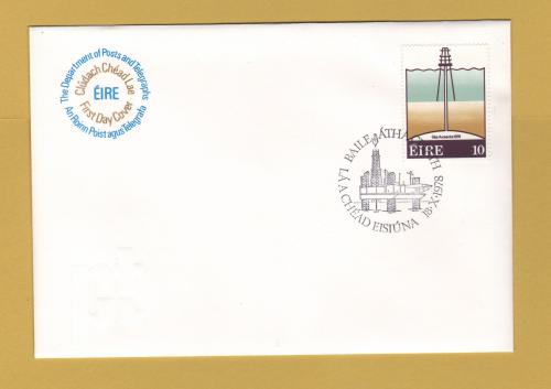 Eire - FDC - 18th October 1978 - `Natural Gas` Cover - First Day Cover